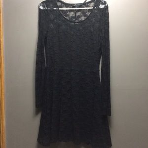 Black lace dress Large